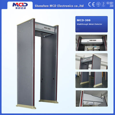 O detector de metais alto 6 da porta da sensibilidade 35W Walkthrought detecta zonas
